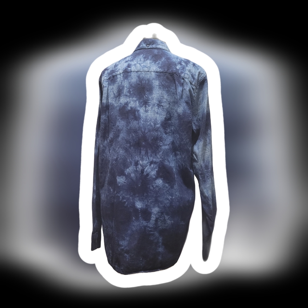 Indigo Button Down - Picture 4 of 7